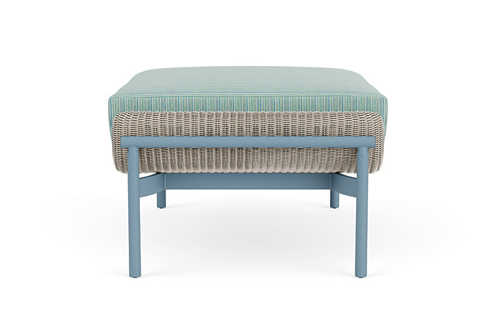 Lloyd Flanders™ Solstice Ottoman  - Linen, Stillwater