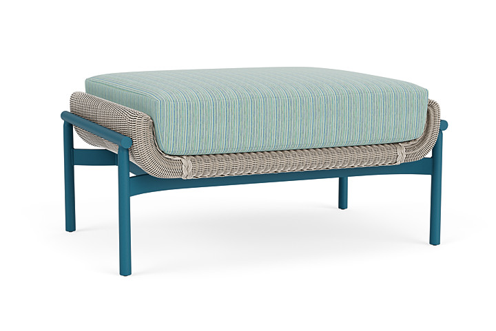 Lloyd Flanders™ Solstice Ottoman  - Linen, Peacock