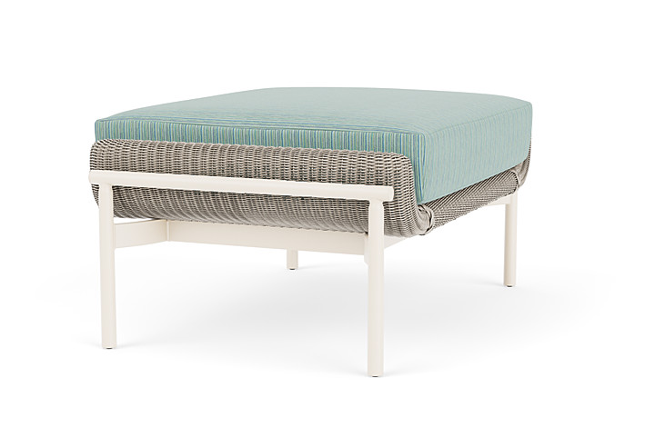 Lloyd Flanders™ Solstice Ottoman  - Linen, Ivory