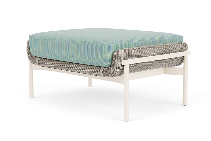 Lloyd Flanders™ Solstice Ottoman  - Linen, Ivory