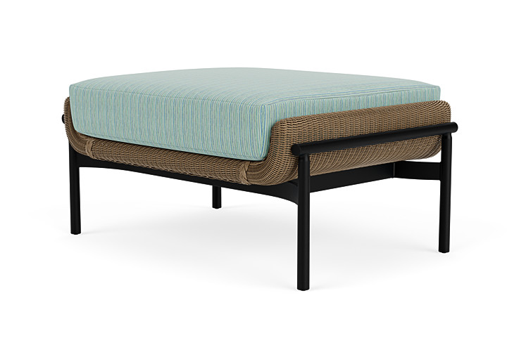 Lloyd Flanders™ Solstice Ottoman  - Fawn, Ebony