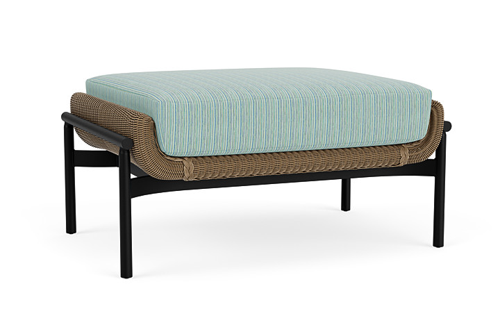 Lloyd Flanders™ Solstice Ottoman  - Fawn, Ebony