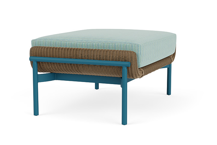 Lloyd Flanders™ Solstice Ottoman  - Fawn, Peacock