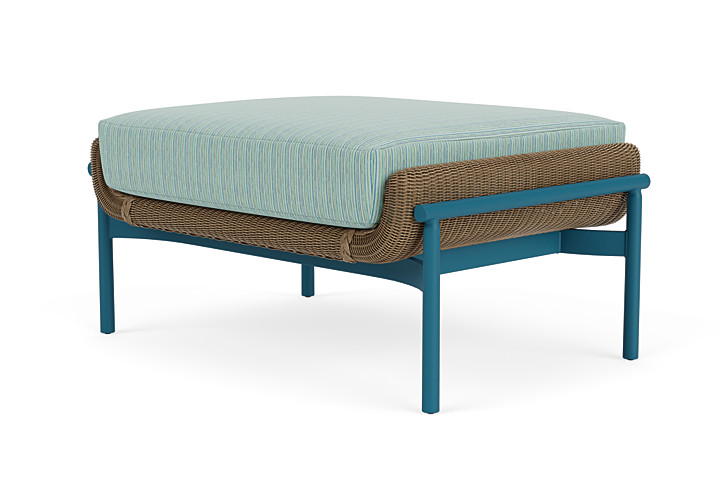 Lloyd Flanders™ Solstice Ottoman  - Fawn, Peacock