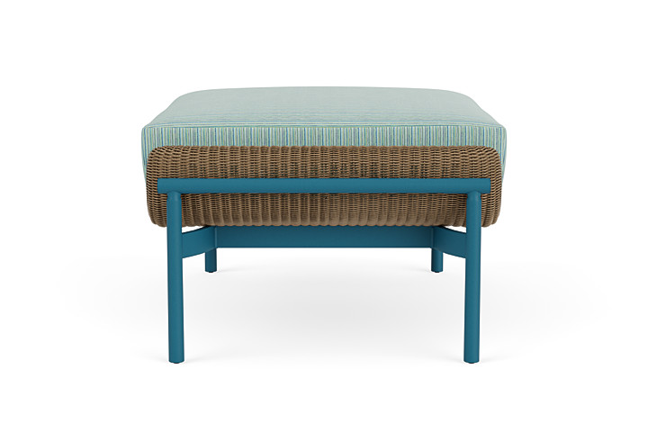 Lloyd Flanders™ Solstice Ottoman  - Fawn, Peacock