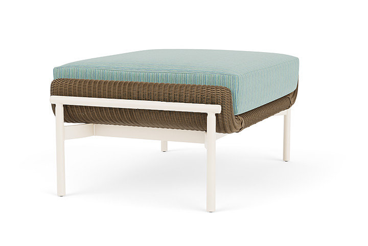 Lloyd Flanders™ Solstice Ottoman  - Fawn, Ivory