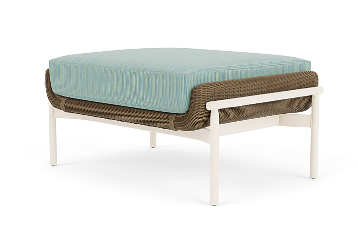 Lloyd Flanders™ Solstice Ottoman  - Fawn, Ivory