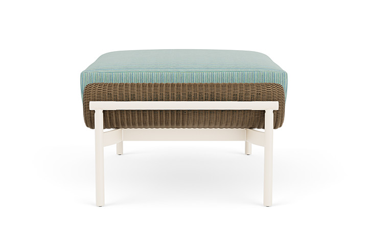 Lloyd Flanders™ Solstice Ottoman  - Fawn, Ivory