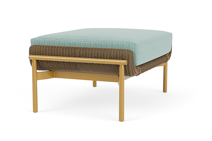 Lloyd Flanders™ Solstice Ottoman  - Fawn, Metallic Gold