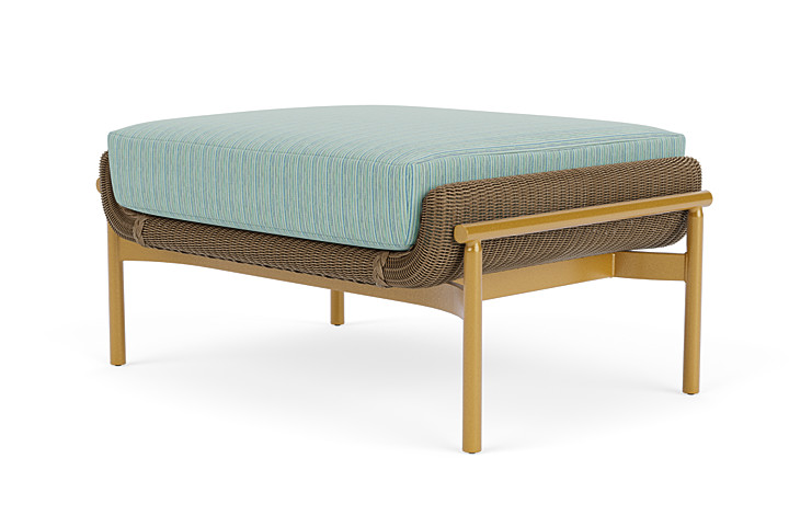 Lloyd Flanders™ Solstice Ottoman  - Fawn, Metallic Gold