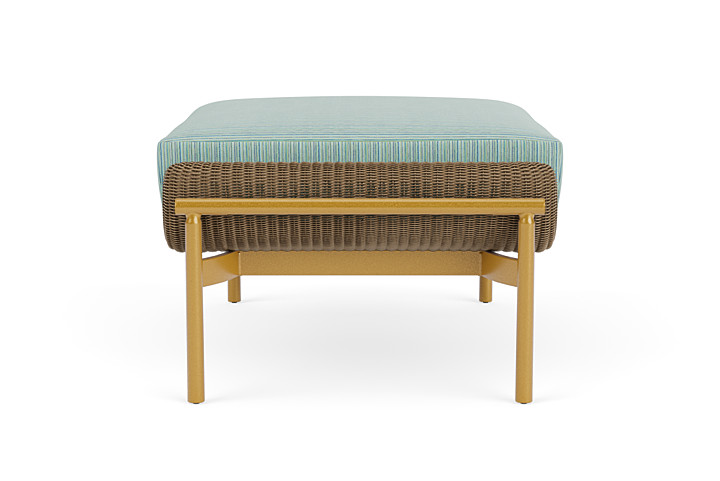 Lloyd Flanders™ Solstice Ottoman  - Fawn, Metallic Gold