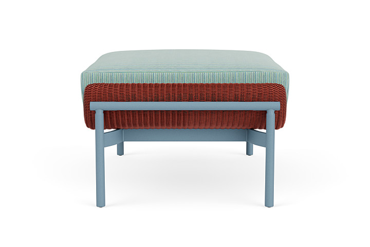 Lloyd Flanders™ Solstice Ottoman  - Terracotta, Stillwater