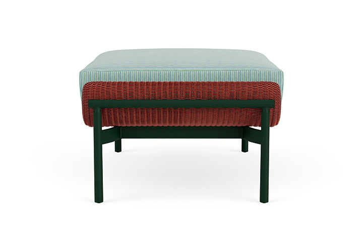 Lloyd Flanders™ Solstice Ottoman  - Terracotta, Woodland