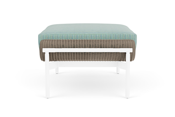 Lloyd Flanders™ Solstice Ottoman  - French Beige, White