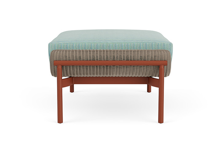 Lloyd Flanders™ Solstice Ottoman  - French Beige, Terracotta