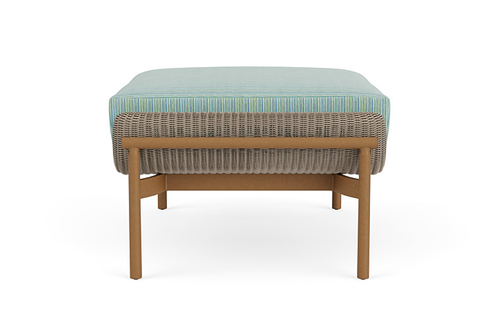 Lloyd Flanders™ Solstice Ottoman  - French Beige, Hickory