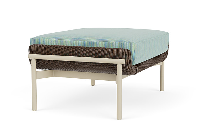 Lloyd Flanders™ Solstice Ottoman  - Bark, Linen