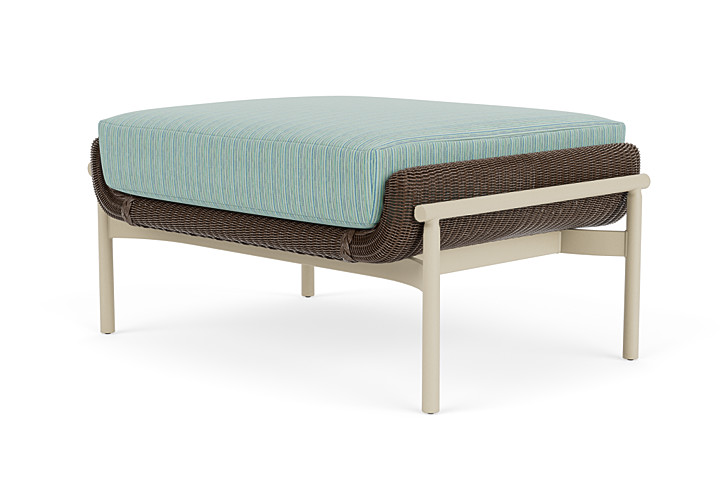 Lloyd Flanders™ Solstice Ottoman  - Bark, Linen