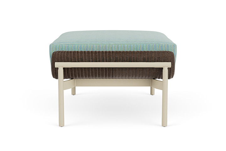 Lloyd Flanders™ Solstice Ottoman  - Bark, Linen