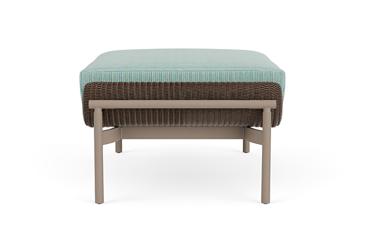 Lloyd Flanders™ Solstice Ottoman  - Bark, French Beige