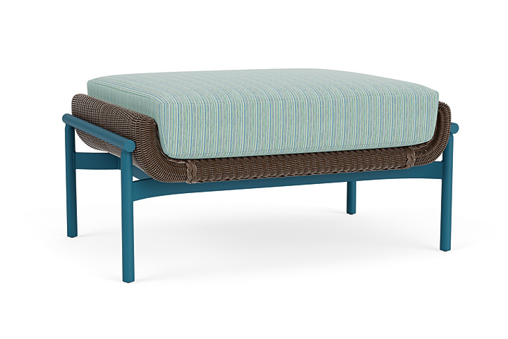 Lloyd Flanders™ Solstice Ottoman  - Bark, Peacock