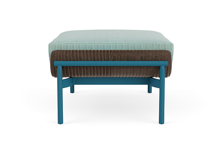 Lloyd Flanders™ Solstice Ottoman  - Bark, Peacock