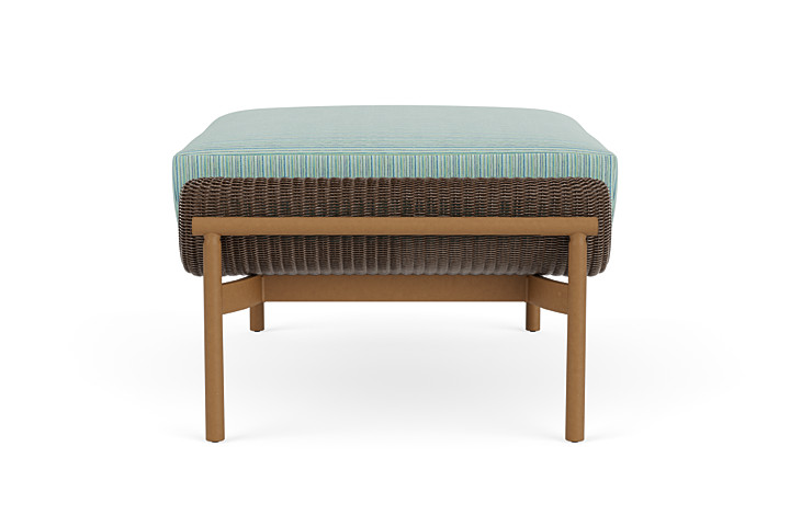 Lloyd Flanders™ Solstice Ottoman  - Bark, Hickory