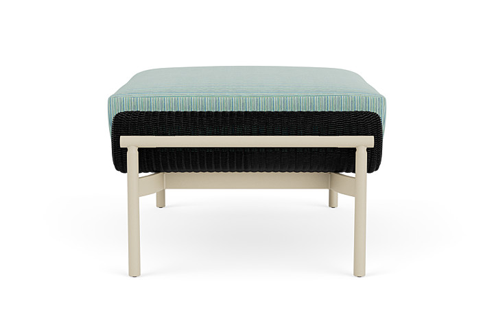 Lloyd Flanders™ Solstice Ottoman  - Ebony, Linen