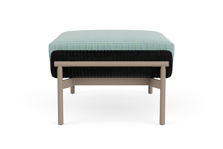 Lloyd Flanders™ Solstice Ottoman  - Ebony, French Beige