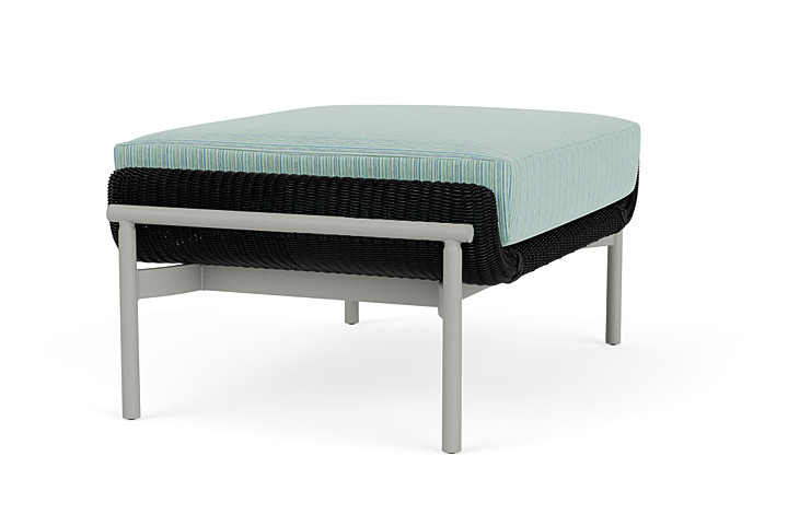 Lloyd Flanders™ Solstice Ottoman  - Ebony, Platinum