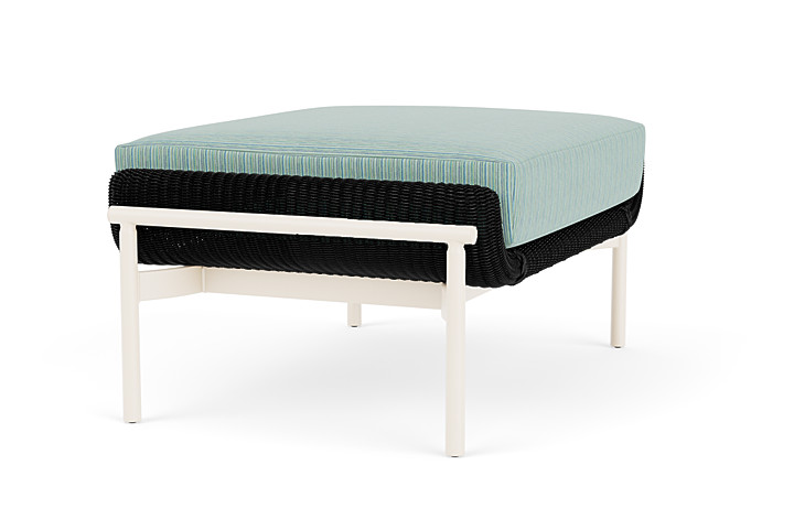 Lloyd Flanders™ Solstice Ottoman  - Ebony, Ivory