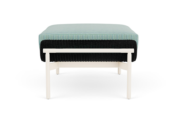 Lloyd Flanders™ Solstice Ottoman  - Ebony, Ivory