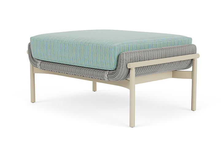 Lloyd Flanders™ Solstice Ottoman  - Platinum, Linen