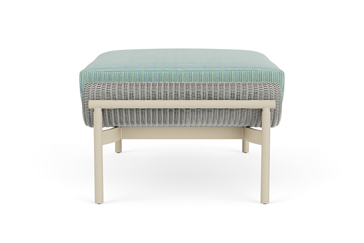 Lloyd Flanders™ Solstice Ottoman  - Platinum, Linen