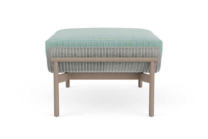 Lloyd Flanders™ Solstice Ottoman  - Platinum, French Beige