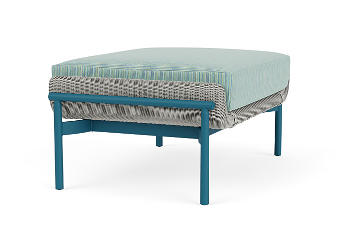 Lloyd Flanders™ Solstice Ottoman  - Platinum, Peacock