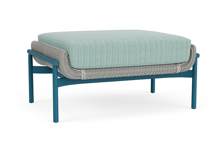 Lloyd Flanders™ Solstice Ottoman  - Platinum, Peacock