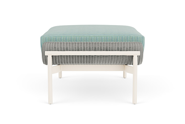 Lloyd Flanders™ Solstice Ottoman  - Platinum, Ivory