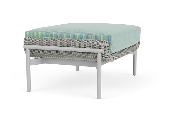 Lloyd Flanders™ Solstice Ottoman  - Platinum, Metallic Silver