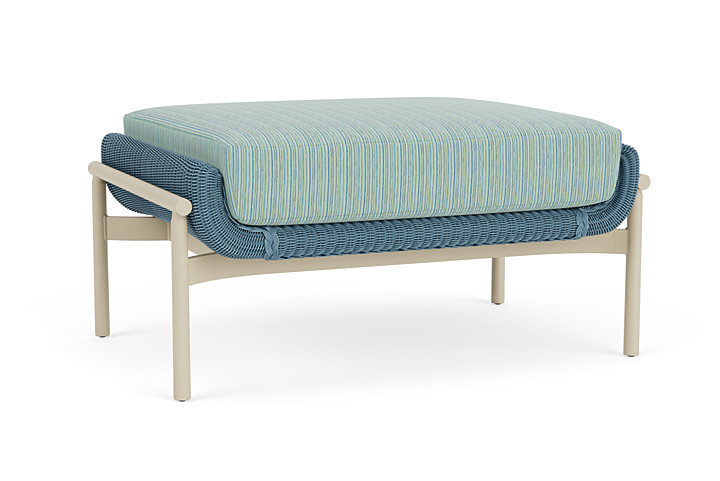 Lloyd Flanders™ Solstice Ottoman  - Stillwater, Linen