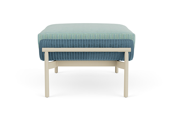 Lloyd Flanders™ Solstice Ottoman  - Stillwater, Linen