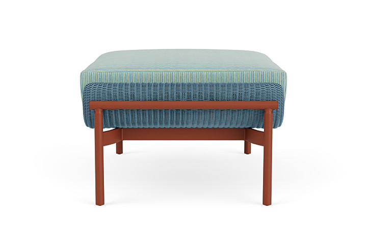 Lloyd Flanders™ Solstice Ottoman  - Stillwater, Terracotta