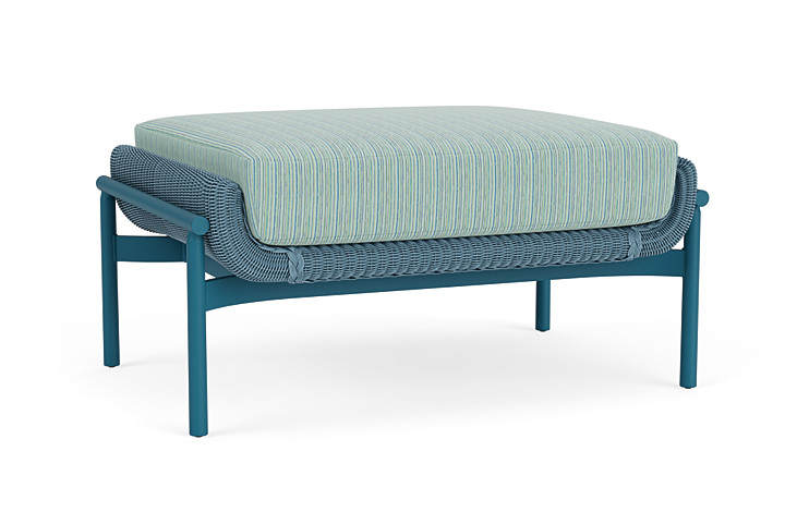 Lloyd Flanders™ Solstice Ottoman  - Stillwater, Peacock