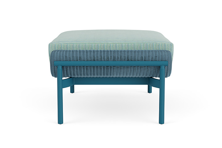 Lloyd Flanders™ Solstice Ottoman  - Stillwater, Peacock