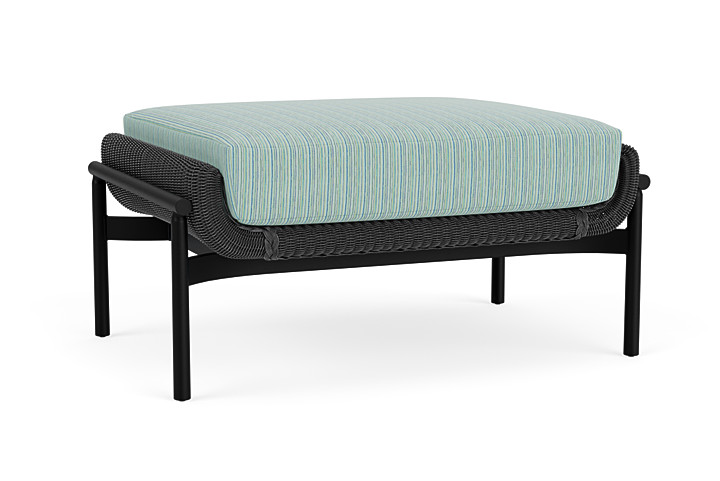 Lloyd Flanders™ Solstice Ottoman  - Charcoal, Ebony