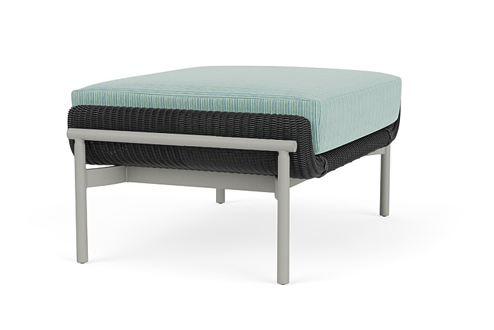 Lloyd Flanders™ Solstice Ottoman  - Charcoal, Platinum