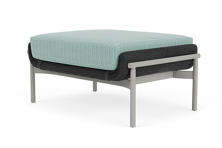 Lloyd Flanders™ Solstice Ottoman  - Charcoal, Platinum