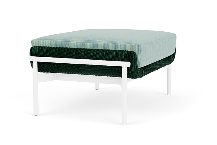 Lloyd Flanders™ Solstice Ottoman  - Woodland, Matte White