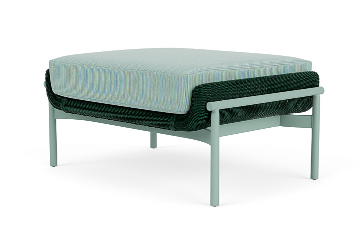 Lloyd Flanders™ Solstice Ottoman  - Woodland, Sea Glass