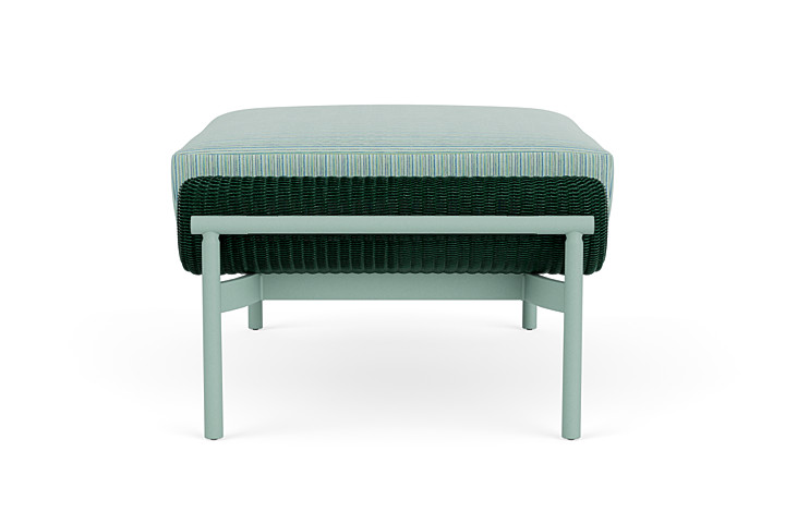 Lloyd Flanders™ Solstice Ottoman  - Woodland, Sea Glass